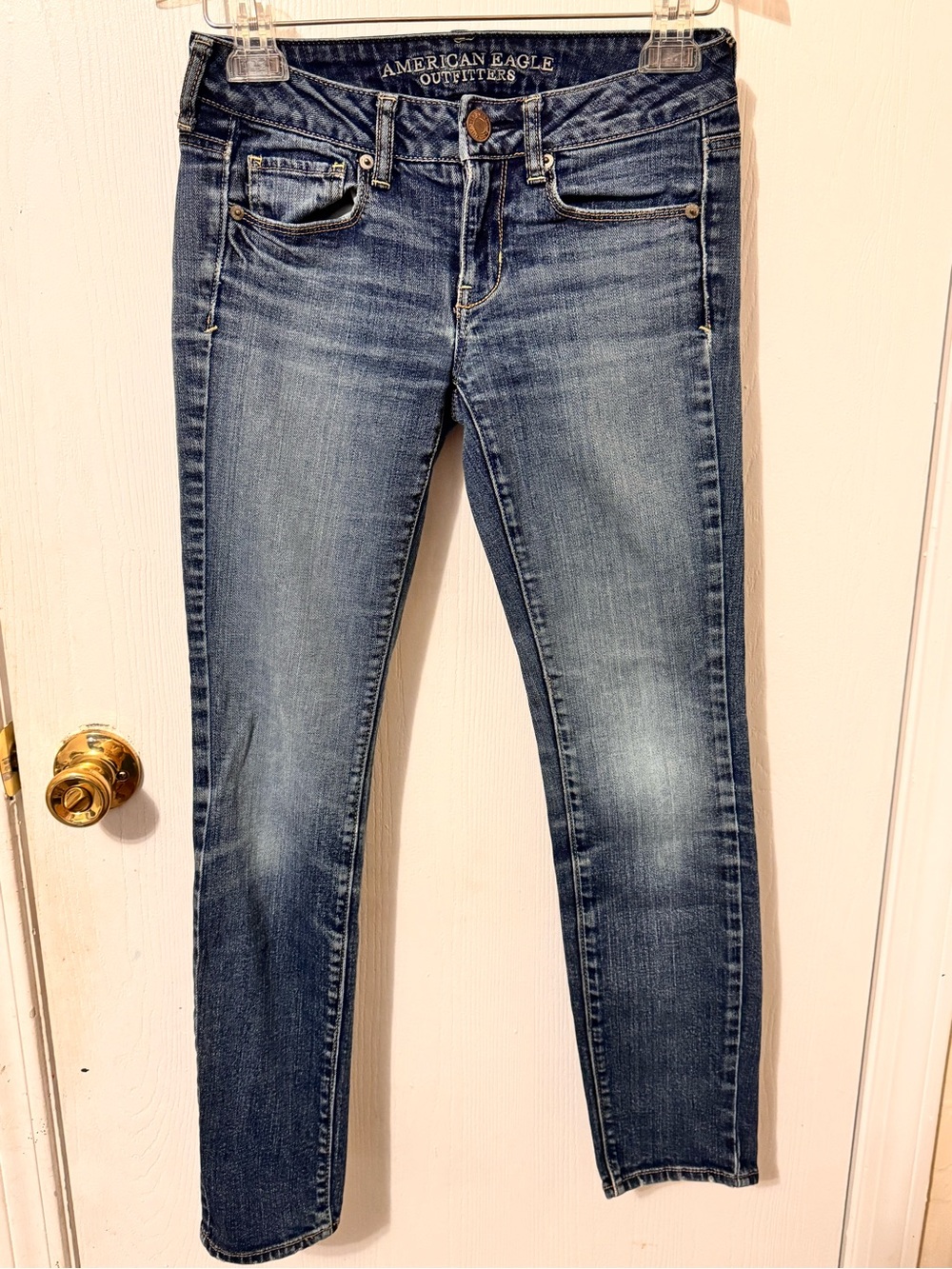 American Eagle Outfitters Women's Blue Skinny Jeans